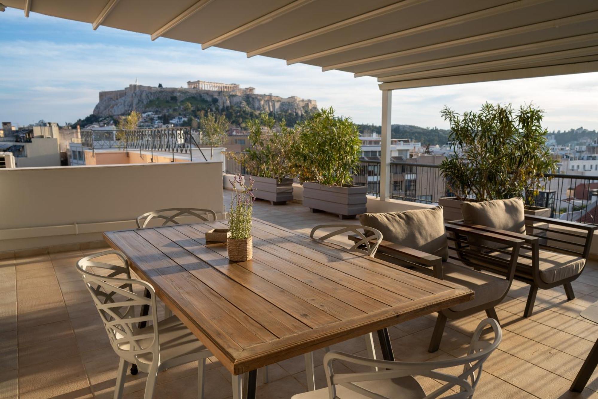 V&V Acropolis View Apartment Athen Exterior foto