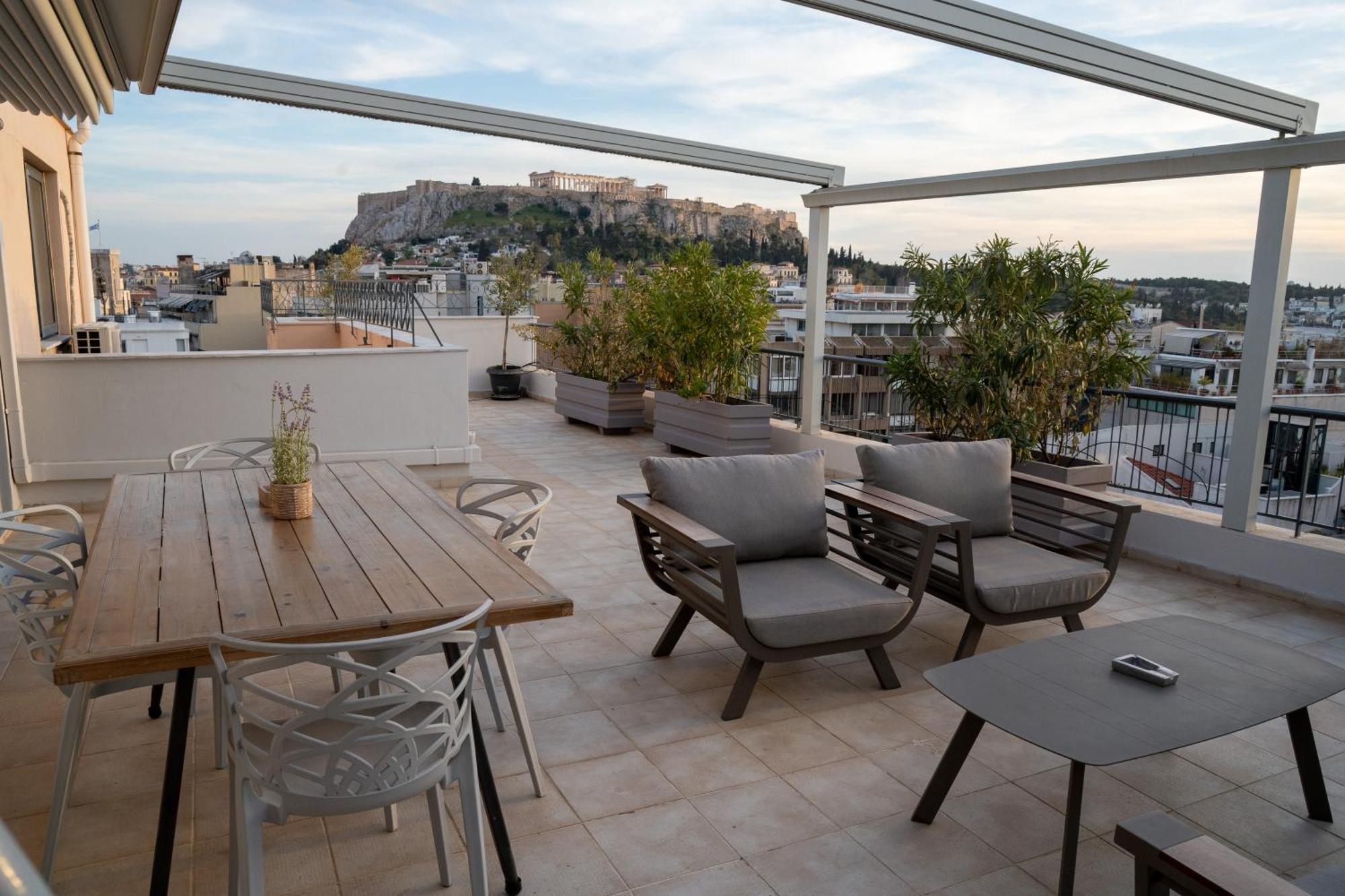 V&V Acropolis View Apartment Athen Exterior foto